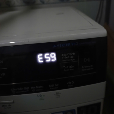 Sửa Máy giặt electrolux báo lỗi E59